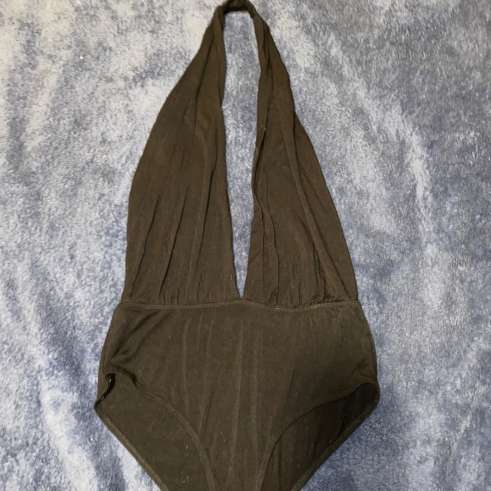 Halter body suit